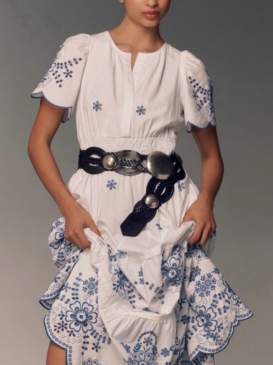 Anthropologie Dresses & Skirts - Anthropologie Somerset Maxi Dress Eyelet Edition